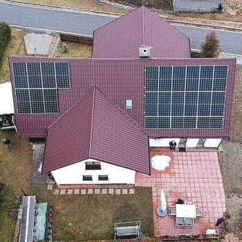 9,9 kWp FVE